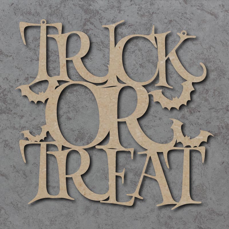 Trick Or Treat Craft Sign