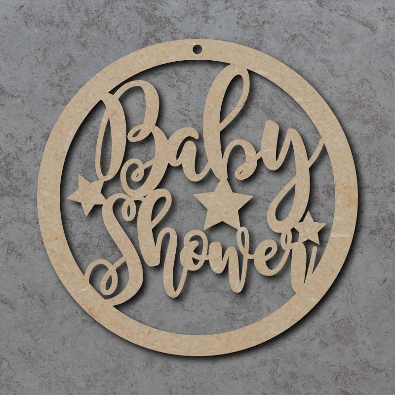 Baby Shower Circle Sign