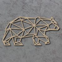 Geometric Polar Bear Craft Shapes