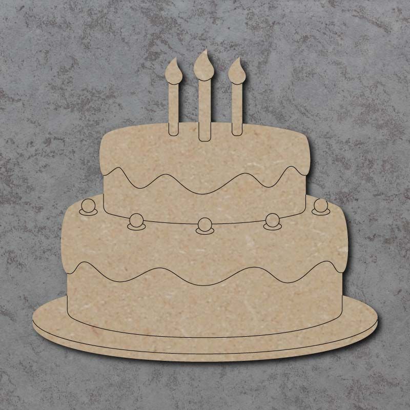 Birthday Cake Craft Shapes