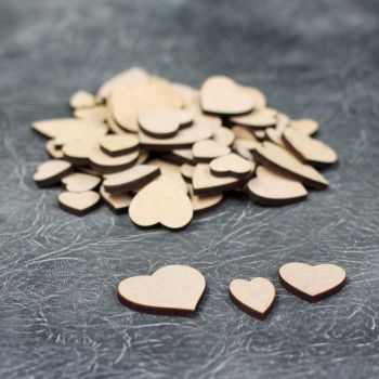 Small Heart Embellishments Craft Pack