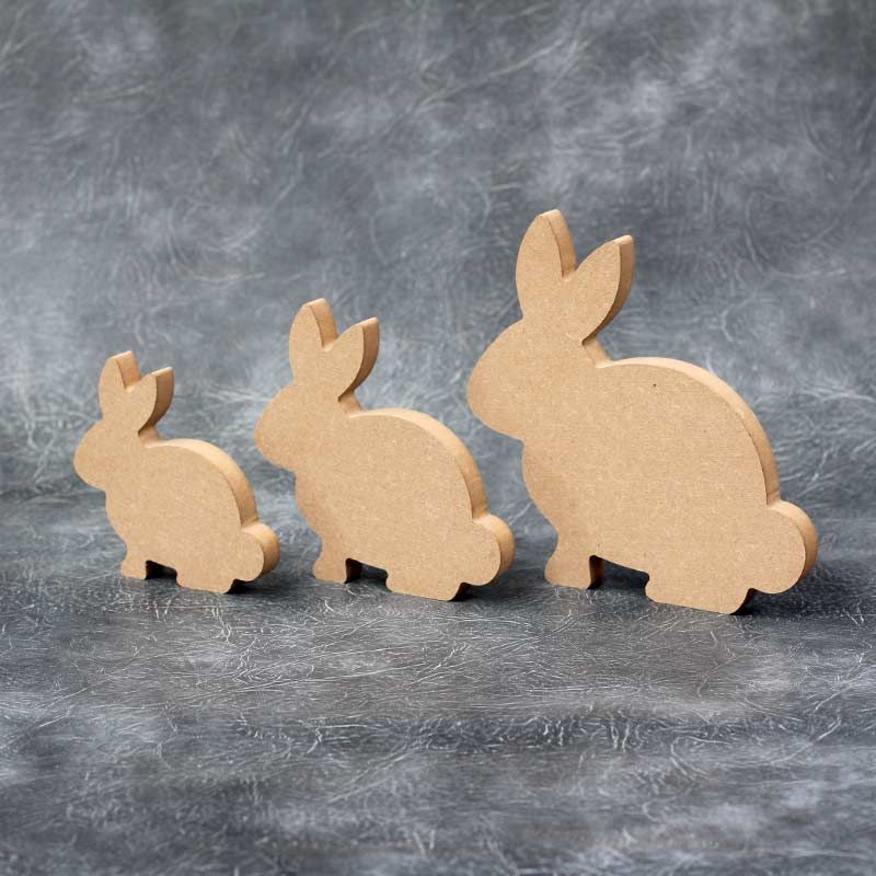 Bunny Standing - 18mm Thick Craft Shapes