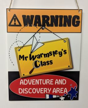 Personalised Teachers class sign