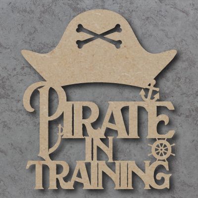 Pirate in Training Craft Sign
