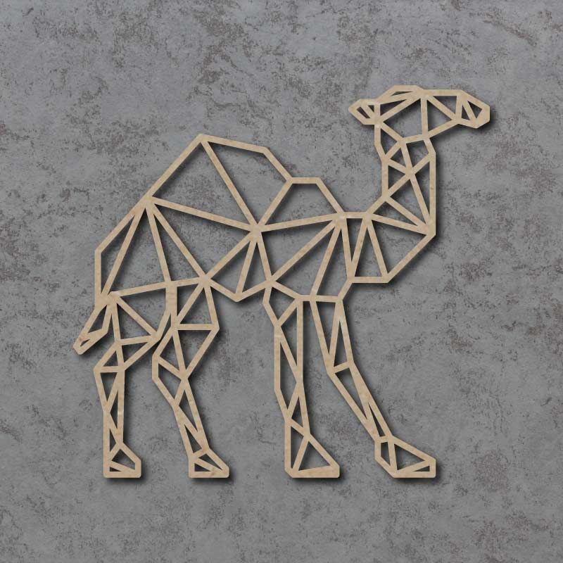 Geometric Camel Detailed Craft Shapes