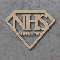 NHS Superhero craft shape