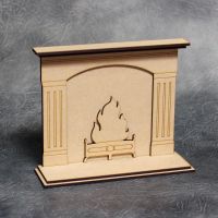 3D Fireplace Craft Kit