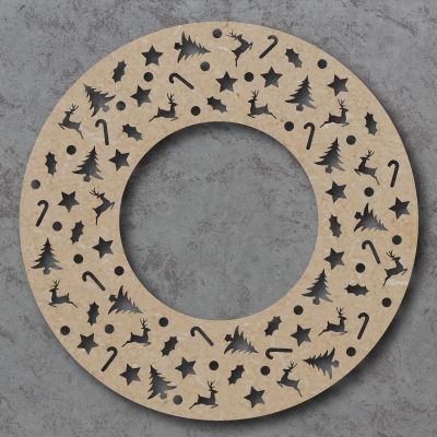 Christmas Wreath Cut outs 