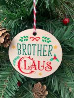Brother Claus Printed Bauble
