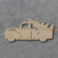 Christmas Tree Truck Detailed Craft Shapes