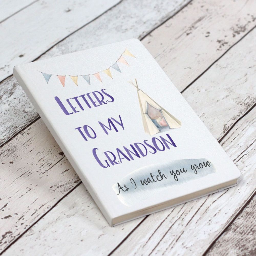 Letters To My Grandson Notebook - White