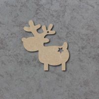 Reindeer With Star Craft Shapes