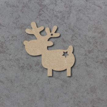 Reindeer With Star Craft Shapes