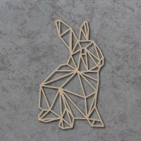 Geometric Rabbit Detailed Craft Shapes