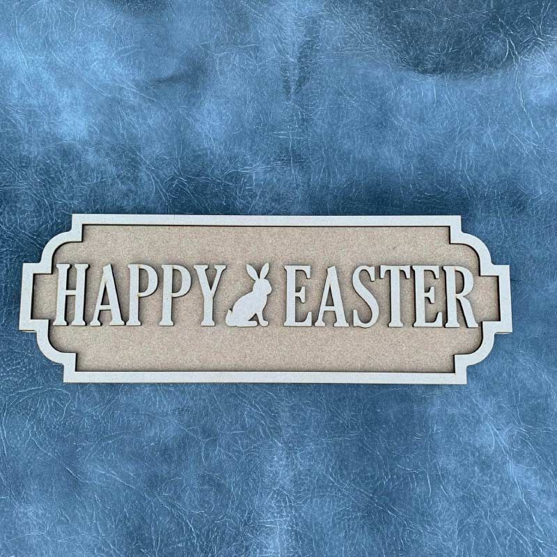 Street Sign Happy Easter  22mm Thick