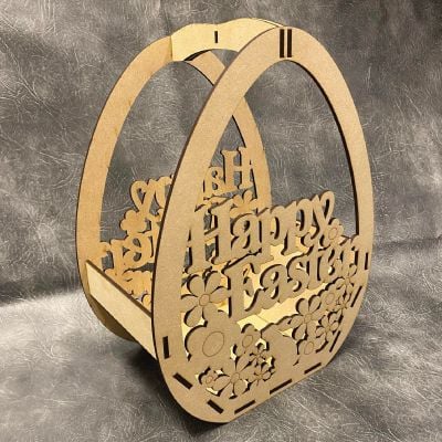3D Happy Easter Egg Basket Craft Kit