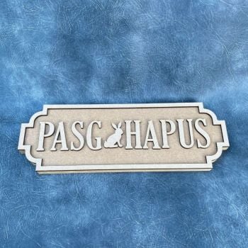 Welsh Street Sign Pasg Hapus 22mm Thick