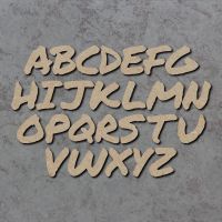 Permanent Marker Font Single mdf Wooden Letters  **PRICE PER LETTER**