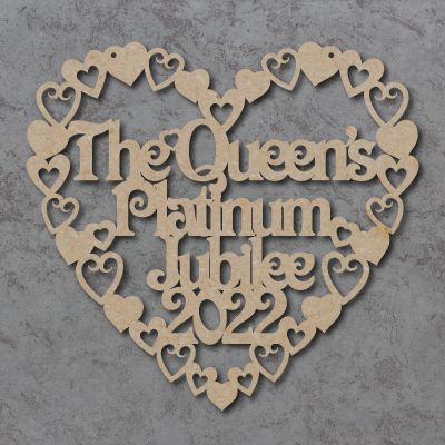The Queen's Platinum Jubilee Heart Sign 