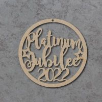 Platinum Jubilee Circle Signs
