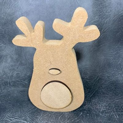 Freestanding Reindeer Avocado Craft Shapes 18mm Thick