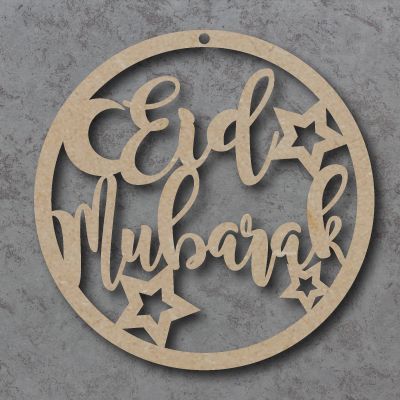 Eid Mubarak Circle Signs