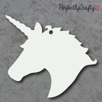 Unicorn Head Acrylic Craft Shapes WHITE & CLEAR, acrylic crafts, acrylic blanks, acrylic crafting blanks