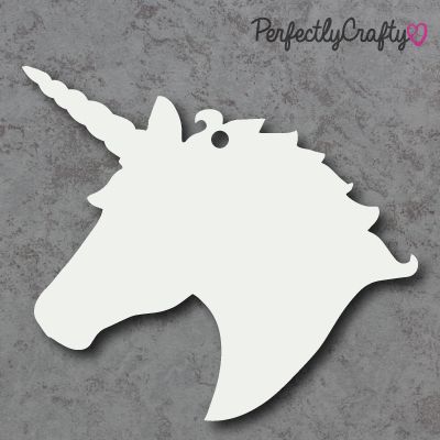 Unicorn Head Acrylic Craft Shapes