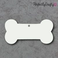 Dog Bone Acrylic Craft Shapes WHITE & CLEAR, acrylic crafts, acrylic blanks, acrylic crafting blanks