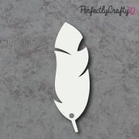 Feather Acrylic Craft Shapes WHITE & CLEAR, acrylic crafts, acrylic blanks, acrylic crafting blanks