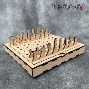 3D MDF Chess Set