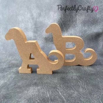 Freestanding Dinosaur Letters 18mm Thick