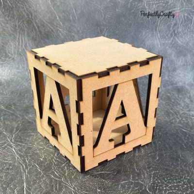 3d Alphabet Cube craft kit