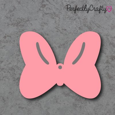 Bow Acrylic Craft Shapes - PINK