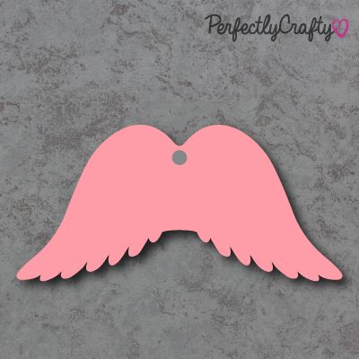 Wings Acrylic Craft Shapes PINK