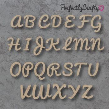 Pacifico Font Single mdf Wooden Letters  **PRICE PER LETTER**