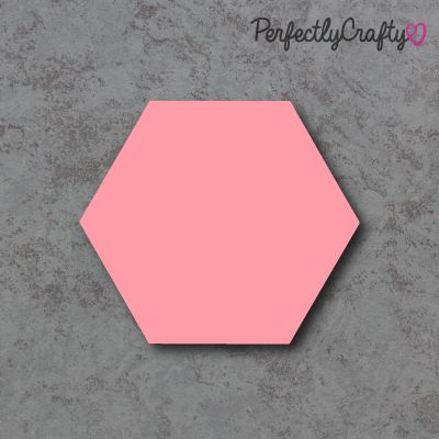 Hexagon Acrylic Craft Shapes PINK, acrylic crafts, acrylic blanks, acrylic 