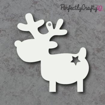 Acrylic Reindeer 02 Shapes WHITE or CLEAR, acrylic crafts, acrylic blanks, acrylic crafting blanks