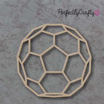 Geometric Football Detailed Craft Shapes