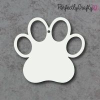 Acrylic Paw Shapes WHITE or CLEAR, acrylic crafts, acrylic blanks, acrylic crafting blanks