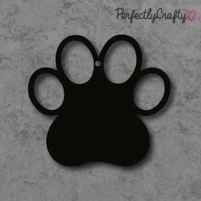 Acrylic Paw Shapes BLACK, acrylic crafts, acrylic blanks, acrylic crafting 