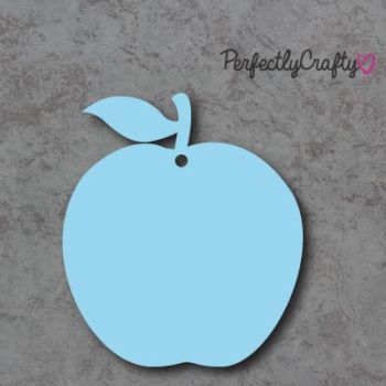 Acrylic Apple Shapes BLUE, acrylic crafts, acrylic blanks, acrylic crafting blanks