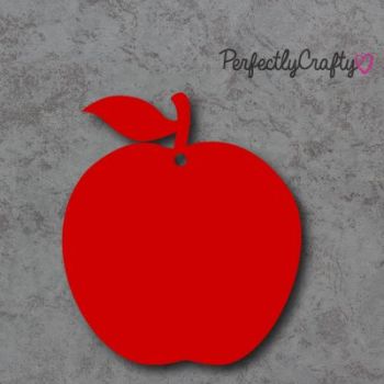 Acrylic Apple Shapes RED, acrylic crafts, acrylic blanks, acrylic crafting blanks