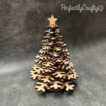 Wooden Christmas Baubles Mdf Xmas craft blank tag Decoration CFE198 