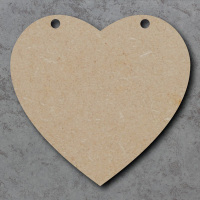 Heart Bunting mdf Shapes