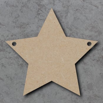Star Bunting mdf Shapes