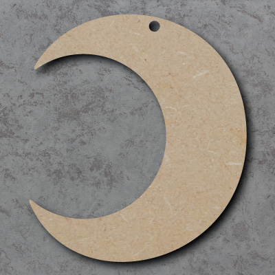 Moon Wooden Craft Shapes