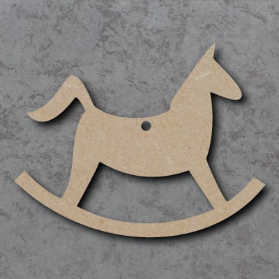 Rocking Horse Wooden Craft Shapes