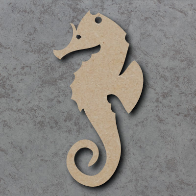 MDF Seahorse Craft Blank Craft Shape 150mm 