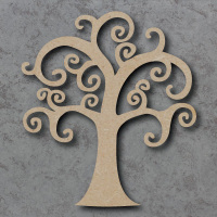 Tree - Curly Craft Shapes